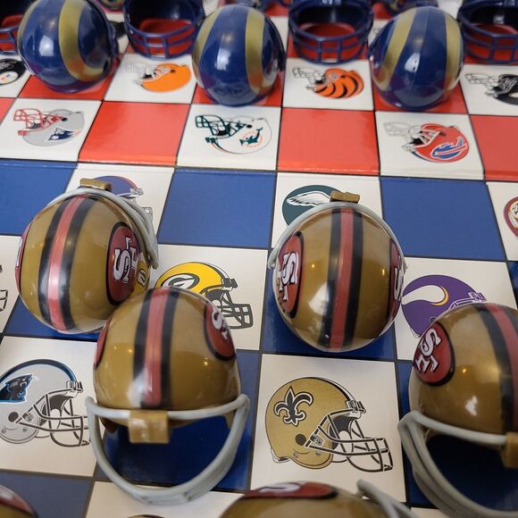 Vintage ST. LOUIS RAMS vs 49ers Checkers Game Set Rare! - Picture 9 of 16
